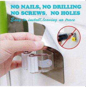 Resim Güçlü Kendinden Yapışkanlı Duvara Monte Paspas Süpürge Şemsiyelik Askı Temizleme Aleti Diğer 