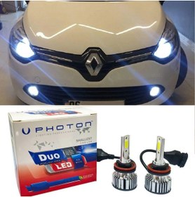 Resim Photon Renault Clio 4 Led Xenon Uzun Far Ampulü H1 Duo Yeni Seri Beyaz 
