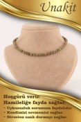 Resim OSMANLI DEĞERLİ TAŞ Sertifikalı Unakit 6mm Kolye (DÜĞÜMSÜZ) 