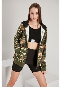 Resim Alexander Gardi Alexandergardı Kadın Fermuarlı Oversize Sweatshirt (E21-7290) 