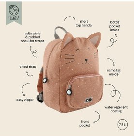 Resim Trıxıe Trixie Bacpack - Mrs. Cat Unisex Çocuk Pembe Sırt Çantası 27496 Pudra 