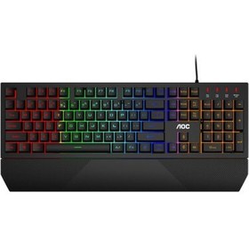 Resim AOC GK200S Türkçe Rgb Mekanik Hisli Gaming Klavye (GK200S38T) 