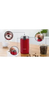 Resim Bosch Kahve Değirmeni, Kırmızı, Dayanıklı ve Şık Tasarım 