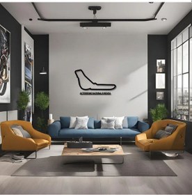 Resim Sanatsal Metal Tablo İtalya Grand Prix Metal Duvar Tablosu Formula 1 