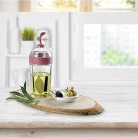 Resim Cam Yağdanlık Fresh Ölçülü Yağ Şişesi Yağdanlık - Elm-01-768302 Çok Renkli 