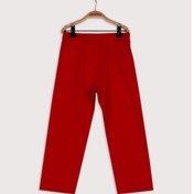 Resim Zeyland Unisex Çocuk Kırmızı Örme Pantolon (4-12Yaş) 