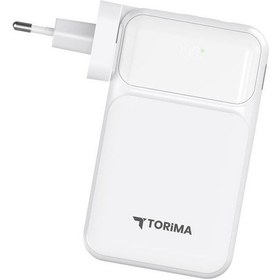 Resim Torima TRM-1027 20000 mAh Hızlı Şarj Dijital Göstergeli Powerbank Beyaz 
