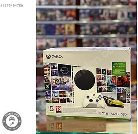Resim XBOX SERİES S +SIFIR 24 AY RESMİ MİCROSOFT GARANTİLİ ,GAME KEY, 