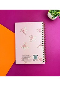 Resim Benisa Shop Altın Yaldızlı Fiyonk Tasarımlı Konuşan Ajanda Tasarım Ajanda Açık Pembe 