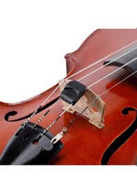 Resim Planet Waves 9493 Keman Susturucusu Siyah Sesi Keser - Kauçuk Yapı - Köprüye Zarar Vermez 