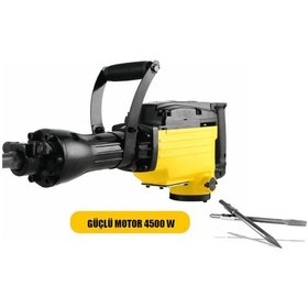 Resim Stilmax TRQ19 4500 W 58 Joule Pro Kırıcı + Yassı Sivri Uç 