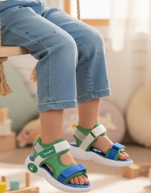 Resim United Colors Of Benetton Yeşil Cırtlı Hafif Erkek Çocuk Spor Sandalet BN-1406 P 