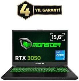 Resim Monster Abra A5 V21.6.1 Intel Core i5 13420H 16 GB 1TB SSD RTX 3050 Windows 11 15,6" 144 Hz Oyun Bilgisayarı 