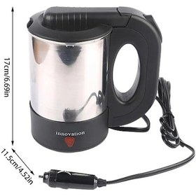 Resim Araba Elektrikli Su Isıtıcısı 500 Ml Taşınabilir Araba Kamyon Su Isıtıcısı Amerika Birleşik Devletleri Red '- 