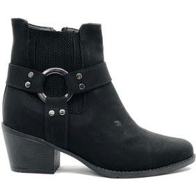 Resim Ayakdaş 2326 Western Kovboy Kadın Bot Siyah 