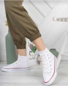 Resim KDY Beyaz - Unisex Günlük Keten Ayakkabı 