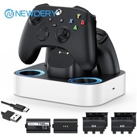 Resim Newdery Xbox One/serisi X İçin Denetleyici Şarj İstasyonu 1100mah Şarj Amerika Birleşik Devletleri As Picture 