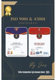 Resim Roy Jones 7001 Unisex Lacivert Çift Toka Günlük Terlik Lacivert 
