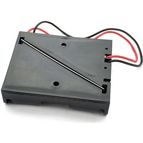 Resim 3'Lü 1,5V Aa Kalem Pil Kutusu Yuvası 3X1,5V Kablolu Batarya Tutu 