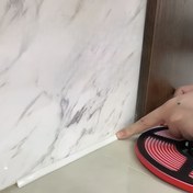 Resim Mutfak Sıçramasını Önlemek İçin RV Su Geçirmez Kendinden Yapışkanlı Sızdırmazlık Bantı - Anti-Fouling PVC Sızdırmazlık, Kolay Kullanımlı Beyaz Bant - Ocak, Duvar Köşeleri ve Seramik Yüzeyler İçin | Sızdırmayı Önleme ve Koruma 