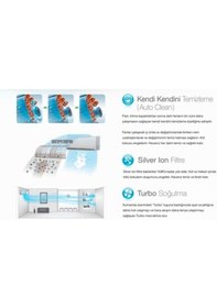 Resim Alarko Flair FLR1801HW 18000 BTU Duvar Tipi Split Klima 