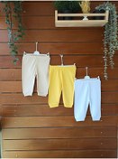 Resim Baby Selen Bebek Patiksiz Alt 3'lü, Bebek Pijama Alt Giyim 