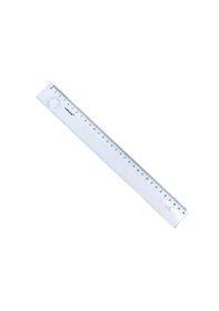 Resim Yıldızlar 010 Mercekli Plastik Cetvel 30 CM Şeffaf 