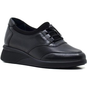 Resim King Paolo G5158 Defne Komfort - Siyah - Kadın Ayakkabı Siyah 