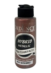 Resim Hybrid Multisurface Metalik Boya 120 ml. HM-817 ANTİK KIRMIZI 