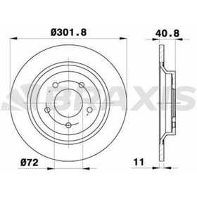Resim Genel Markalar ARKA FREN DISK AYNASI MAZDA 5 CR19 1.8 / 2.0 / 2.0CD 05 16 JANT 