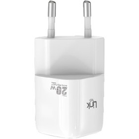 Resim Linktech G820 Supper Silicon Tech 20W Pd Usb-C Şarj Adaptörü Beyaz 