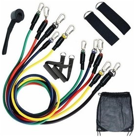Resim Buffer 11 Parça Lateks Egzersiz Bandı Çekme Halatı Egzersiz Seti - 9097549461103drvs1 