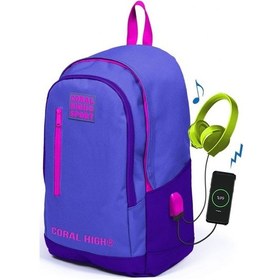 Resim Coral High Sport Lavanta Mor Okul ve Günlük Sırt Çantası 