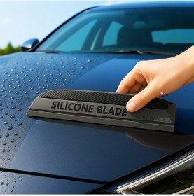 Resim Oto Araç Cam Kaporta Su Temizlik Sileceği Çekçek Çizmez Silikon 