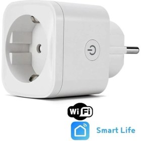 Resim Özbience Akıllı Wifi Priz, 16A Akım Koruma, Telefon Kontrollü, Uzaktan Akıllı Kullanım 