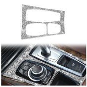 Resim Bmw X5 E70 2008-2013 / X6 E71 2009-2014 Araba Dişli Paneli Elmas Dekorasyon Etiketi, Düşük Yapılandırma Sol Sürücü 1 Adet 