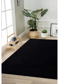 Resim Jassrug Kürk Halı 160X220 Siyah 