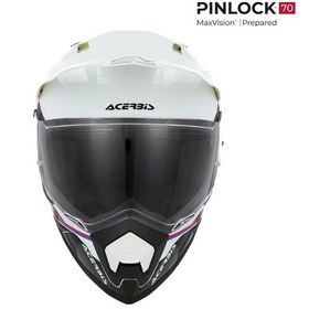 Resim Acerbis Assault Graphıc 22-06 Kask Siyah Beyaz 