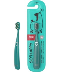 Resim Splat Junior So Happy Antibakteriyel 4+ Yaş Çocuk Diş Fırçası Soft 