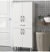 Resim Dekorister Arizona 4 Kapaklı 1 Çekmece Çok Amaçlı Dolap Çok Renkli 