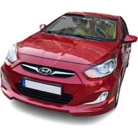 Resim Hyunda Accent Blue Rieger Ön Ek Karlık Plastik Mat Siyah 2011 - 2018 Karlık+bodykit+ek 