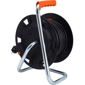 Resim Bylion Seyyar Uzatma Kablolu ve Grup Prizli Plastik Makara 3x2.5mm² 30 Metre 
