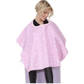 Resim Sevi Bebe Anne Emzirme Örtüsü Önlüğü Art-6280 Pembe Yıldız 