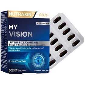 Resim Nutraxin Plus My Vision Lutein Zeaksantin 60 Kapsül 