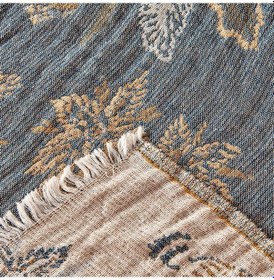 Resim Soft Mavera Çift Kişilik Yatak Örtüsü - Mavi - 230x240 Cm Çok Renkli 