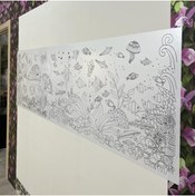 Resim statik kağıt Statik Tutunma Özellikli Doya Doya Boyama 120x400 Cm (deniz Altı Dünyası) 