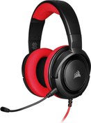Resim Corsair Hs35 Mikrofonlu Stereo Gürültü Önleyicili Oyuncu Kulak Üstü Kablolu Kulaklık 