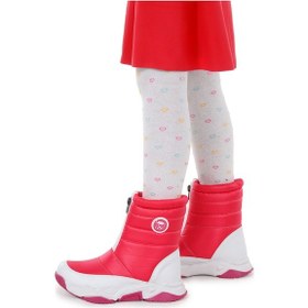 Resim Kiko Kids Sumo Fermuarlı Kız Çocuk Kar Botu Fuşya - Pembe Fuşya - Pembe 
