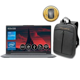 Resim Lenovo Ideapad Slım 3 I5-12450H 8gb 2tb M.2 SSD 83ES0033TR ATL19 16" Fdos Notebook+Mouse&çanta 