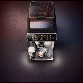 Resim Philips Espresso Makinesi, LatteGo Süt Sistemi, AquaClean Filtre, Paslanmaz Çelik, 1500W, Krom 